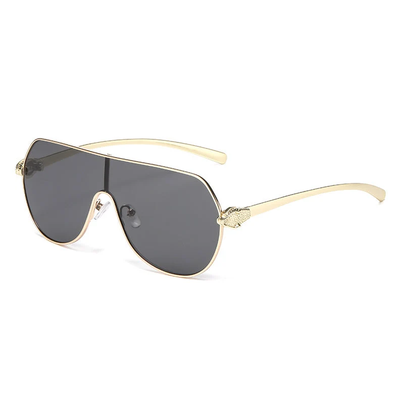 Damer oversized pilot solbriller Luvikno