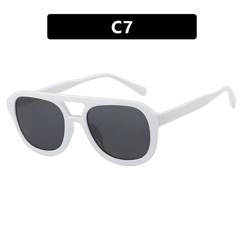 Dame modisch sport solbrille med bred, fleksibel ramme Luvikno