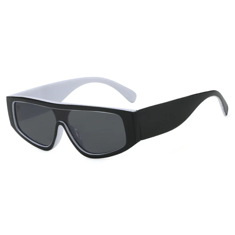 Damen moteriktig sports solbrille med innovativt design og bred ramme Luvikno