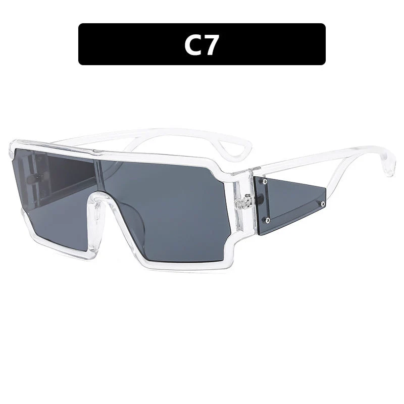 Dame moteriktig sports solbrille med futuristisk design Luvikno