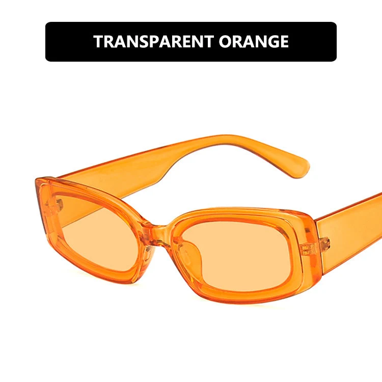 Dame moteriktig solbrille med fordelaktig UV-beskyttelse og gjennomsiktig ramme Luvikno