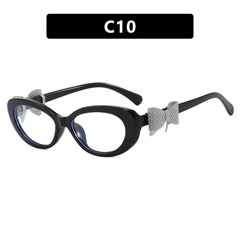 Dame moteriktig solbrille med lekent sløyfedesign Luvikno