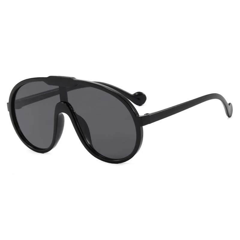 Dame moterisk sport-solbrille i unikt design med UV-beskyttelse og fleksible stenger Luvikno