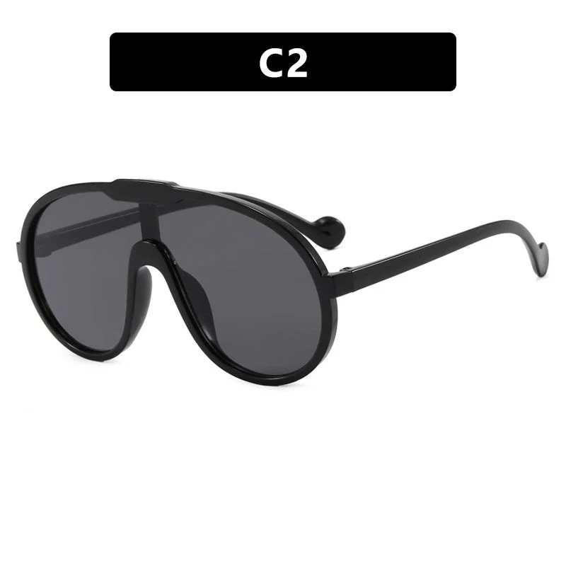 Dame moterisk sport-solbrille i unikt design med UV-beskyttelse og fleksible stenger Luvikno