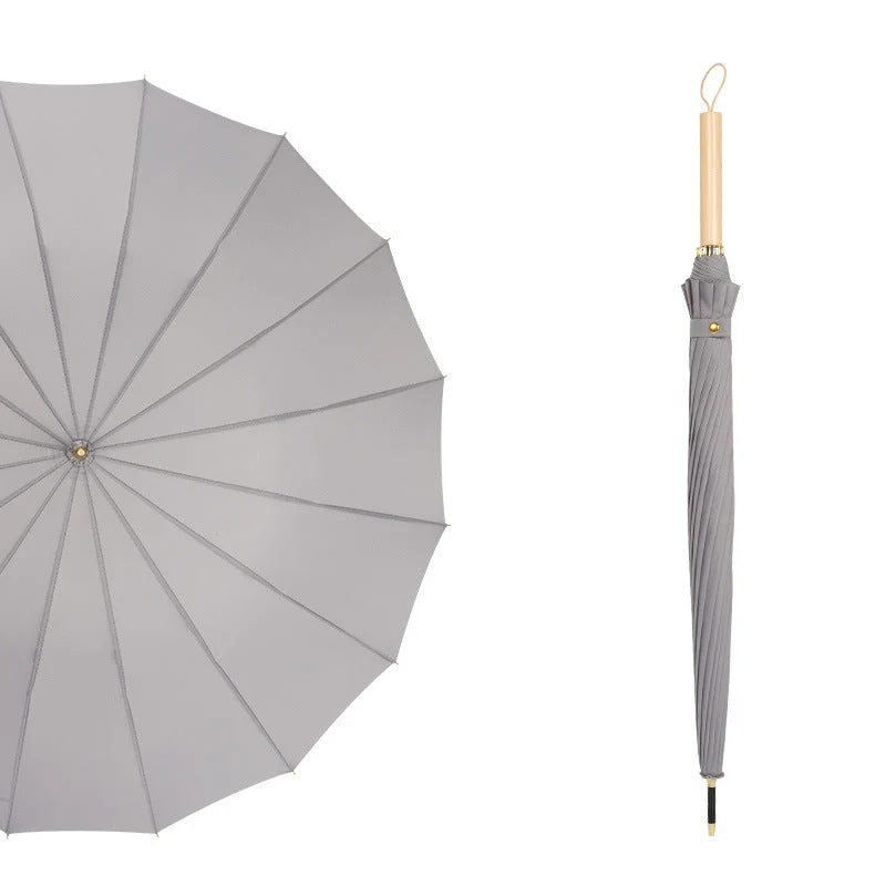 Dame Faltbar Regn paraply med elegant håndtering og unikt design Luvikno