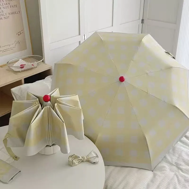 Dame sammenleggbart paraply med spesiell design Luvikno