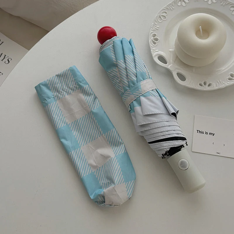 Dame sammenleggbart paraply med spesiell design Luvikno