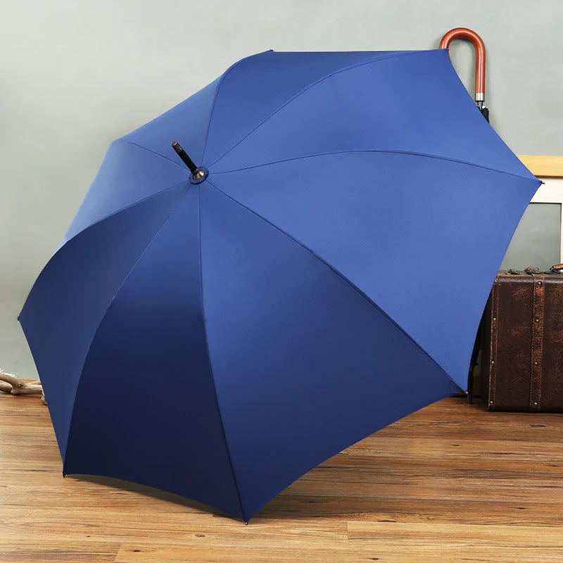 Damer Elegant Stokkparaply med ergonomisk grep Luvikno