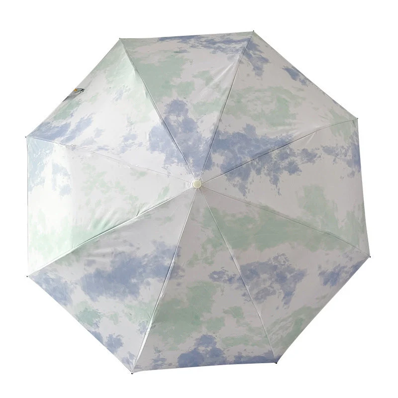 Damer elegant sammenleggbare paraply med moderne sky mønster Luvikno
