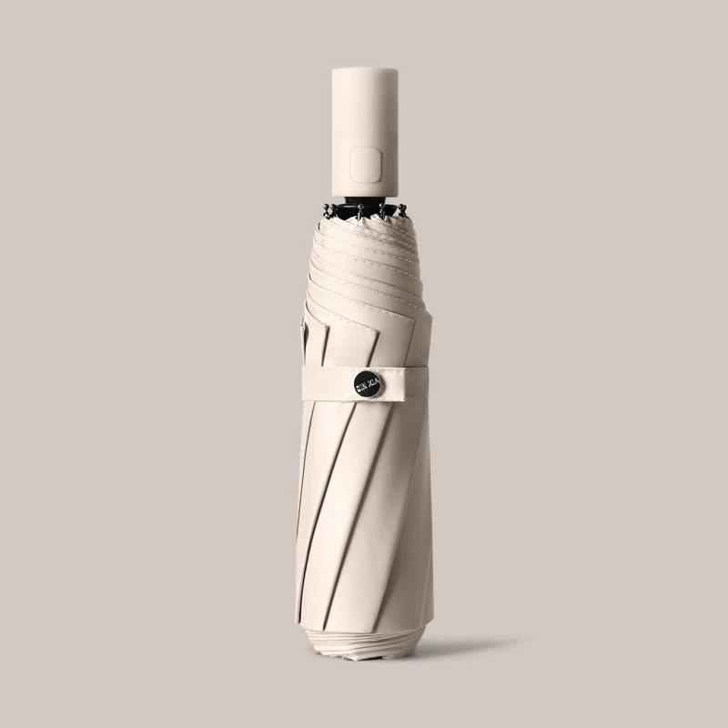 Dame Automatisk sammenleggbare paraply med ergonomisk design og vindresistent teknologi Luvikno
