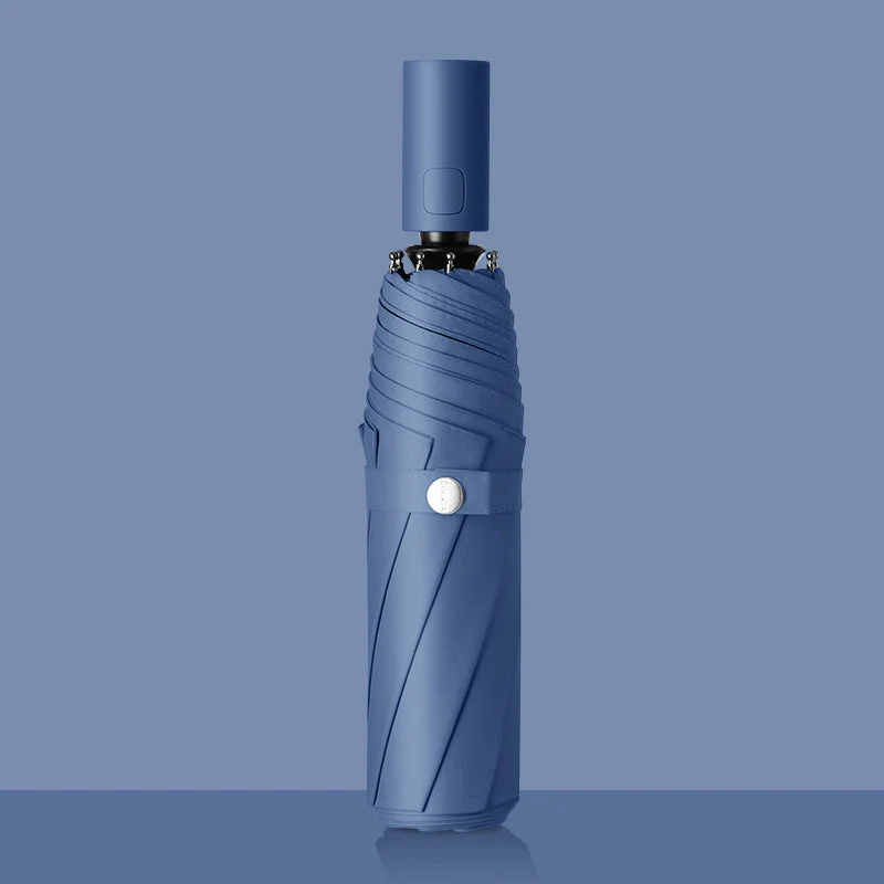 Dame Automatisk sammenleggbare paraply med ergonomisk design og vindresistent teknologi Luvikno