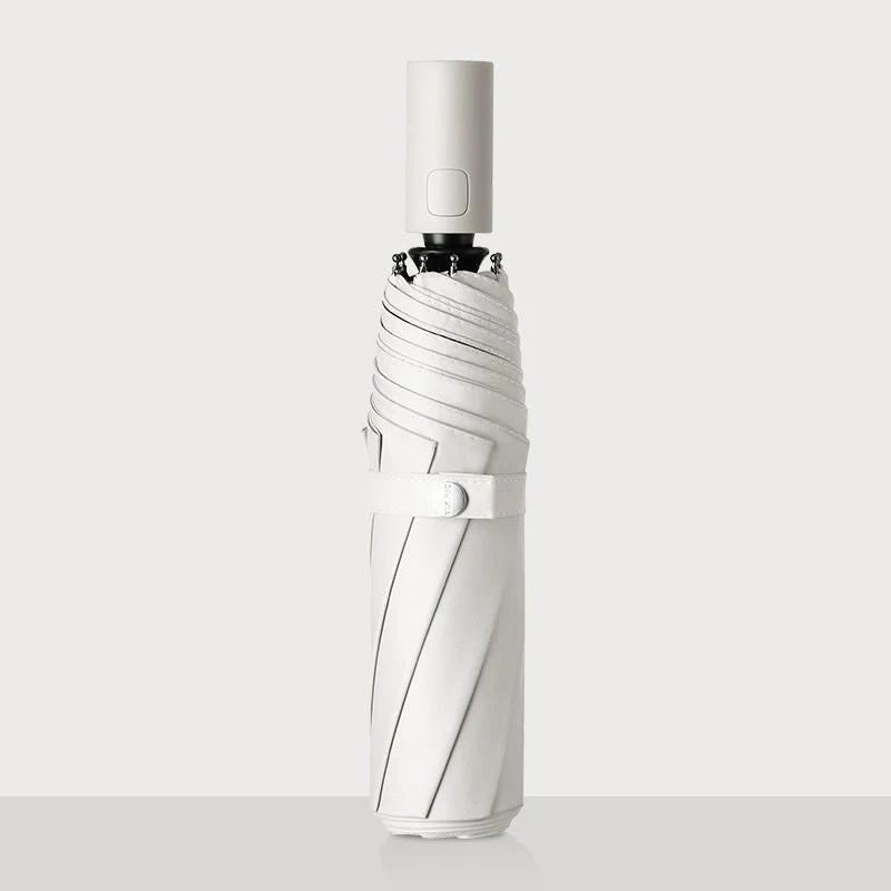 Dame Automatisk sammenleggbare paraply med ergonomisk design og vindresistent teknologi Luvikno