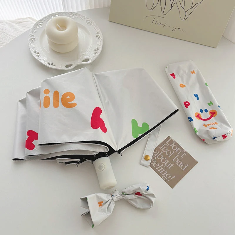 Dame Automatisk Folderegntrekk med lyst design Luvikno