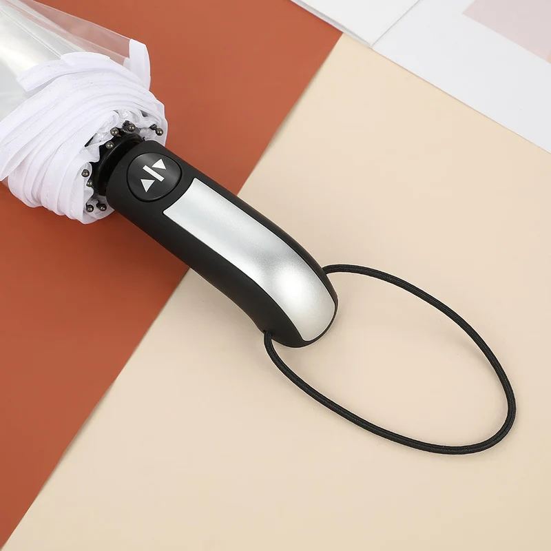 Unisex Automatisk Gjennomsiktig Paraply Luvikno