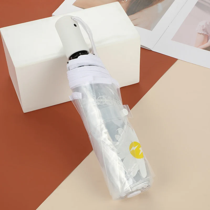 Dame kompakt og stilfull paraply Luvikno