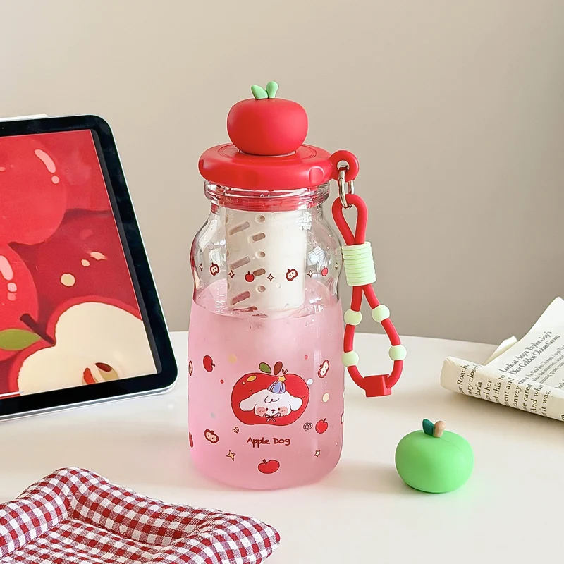Dame kreativ drikkeflaske med fruktmotiv Luvikno