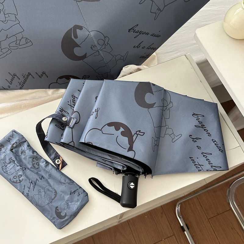 Damer Automatisk paraply med kreativt tegneseriedesign Luvikno