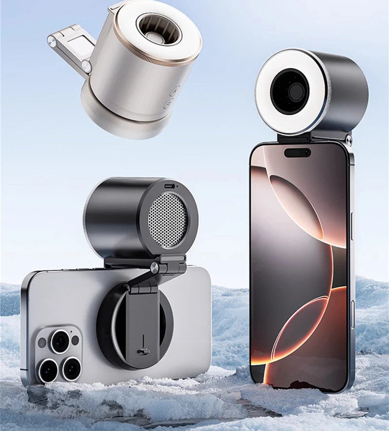 500mAh Magnetisk Sammenleggbar Telefonstativ Vifte | Luvikno