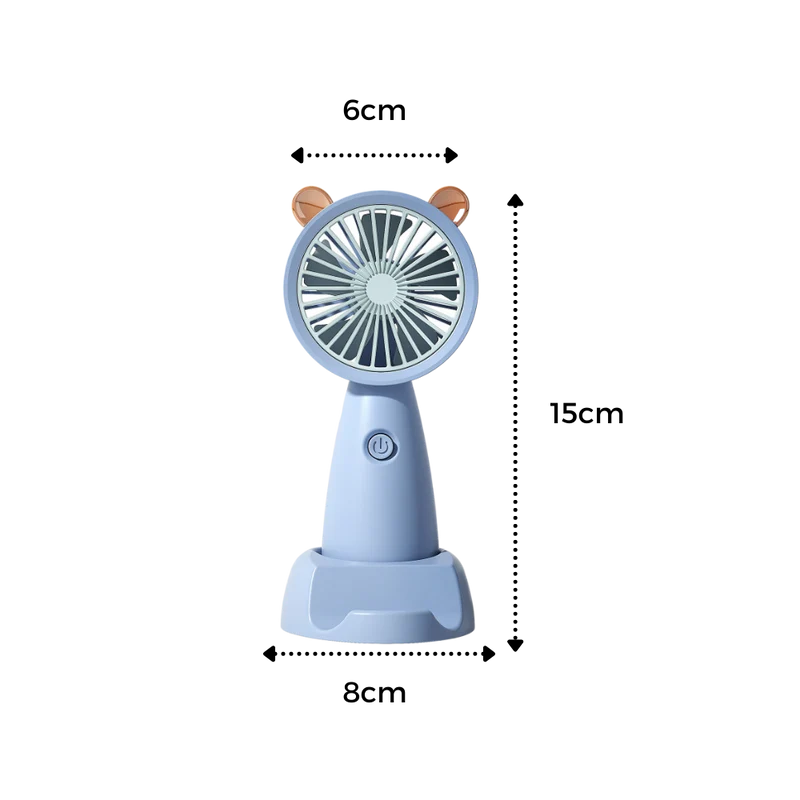 Mini USB-vifte med telefonholder | Luvikno