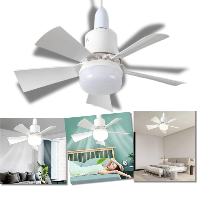 E27 Socket Fan Light | Luvikno