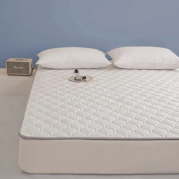 Quilted Cooling Mattress Pad med Høydensitets Kjølefiber | Luvikno