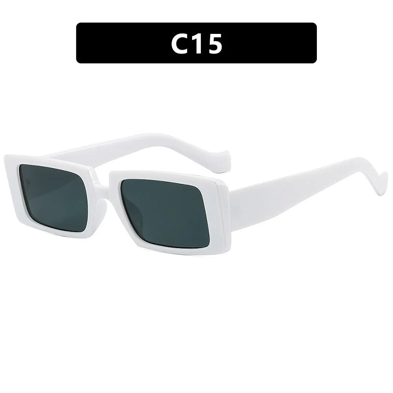 Dame moteriktig solbrille i attraktiv geometrisk design Luvikno