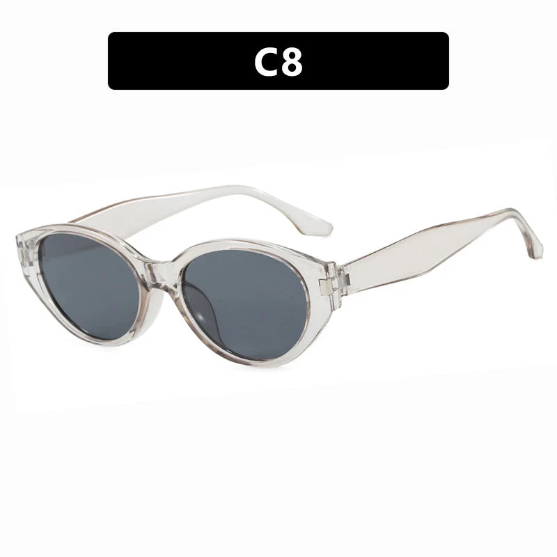 Dames moteriktig solbrille i elegant cat-eye stil Luvikno