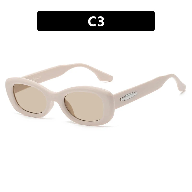 Dame moteriktig solbrille i trendy retro-stil med UV-beskyttelse Luvikno