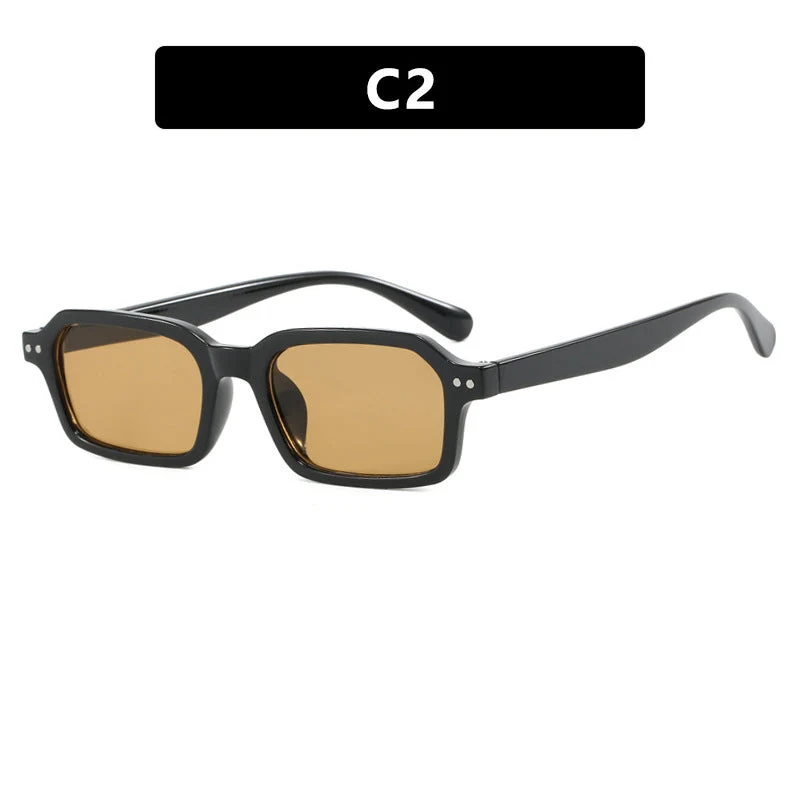 Dame moterik quadratisk solbrille i urban design Luvikno