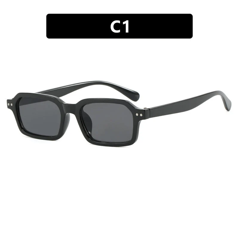 Dame moterik quadratisk solbrille i urban design Luvikno
