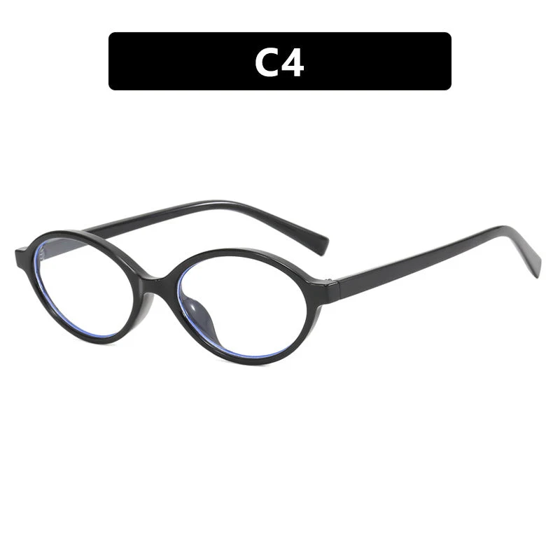 Dame moteriktig oval solbrille med buet ramme og UV-beskyttelse Luvikno