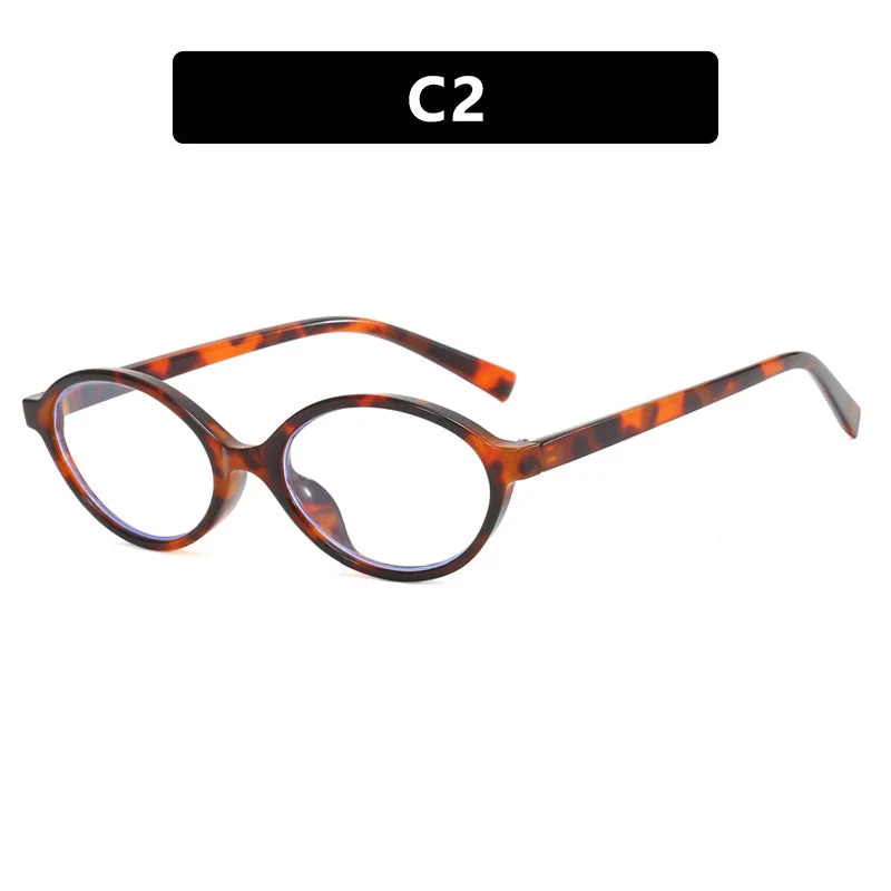 Dame moteriktig oval solbrille med buet ramme og UV-beskyttelse Luvikno