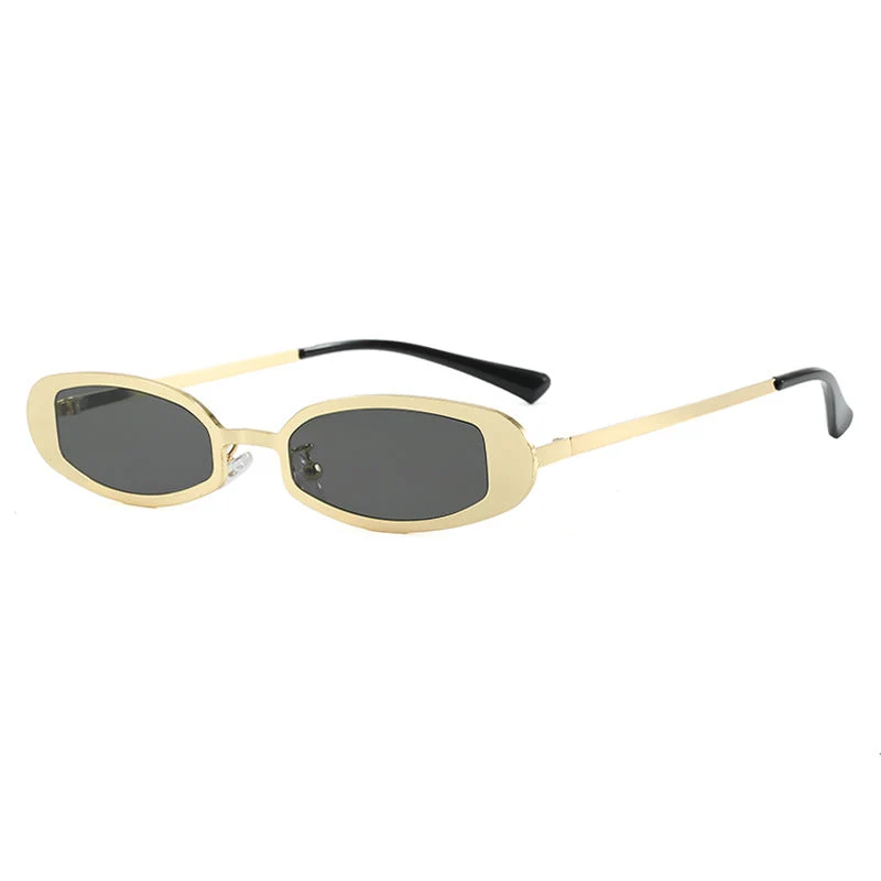 Dame moteriktig brille med elegant metallramme og fine aksenter Luvikno