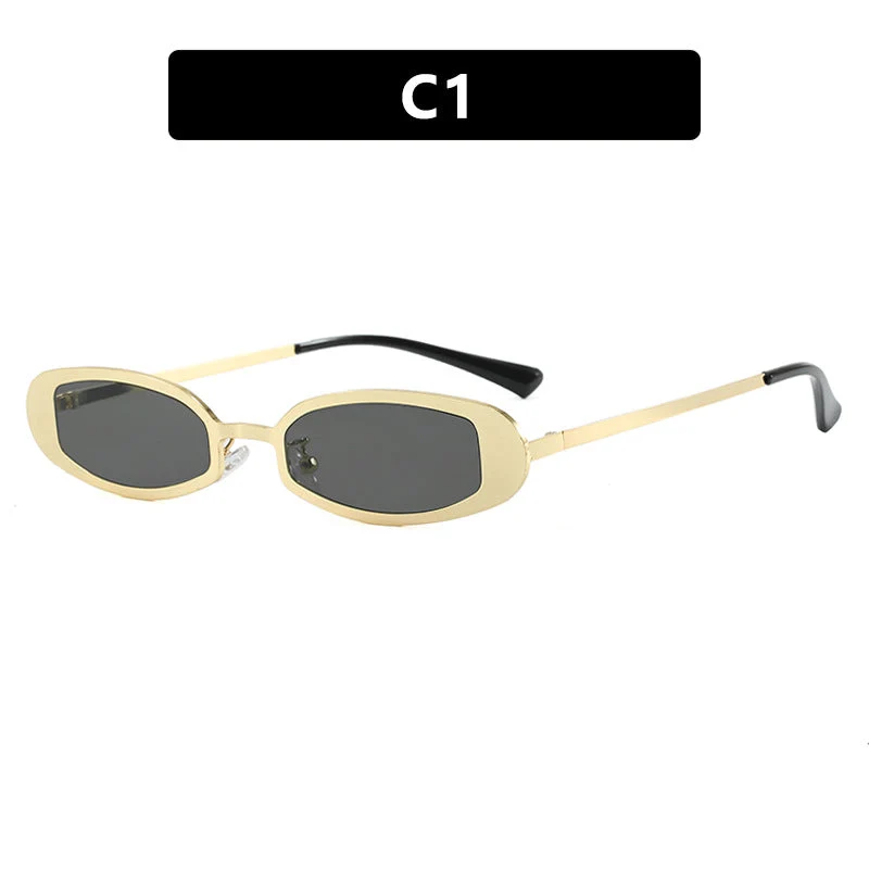 Dame moteriktig brille med elegant metallramme og fine aksenter Luvikno