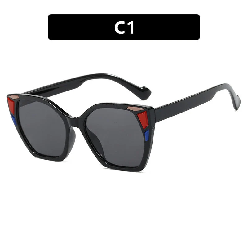 Dame moteriktig geometrisk designerbrille Luvikno