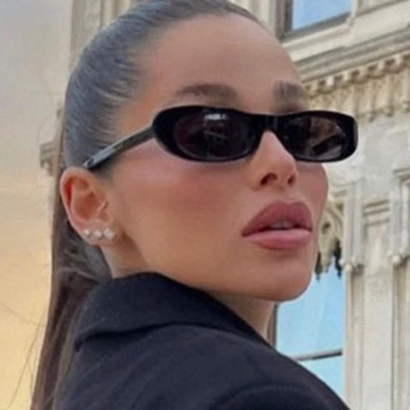 Dame moteriktig Cat-Eye solbrille med UV-beskyttelse og moderne design Luvikno
