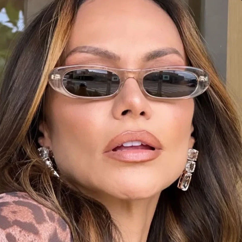 Dame moteriktig Cat-Eye solbrille med UV-beskyttelse og moderne design Luvikno