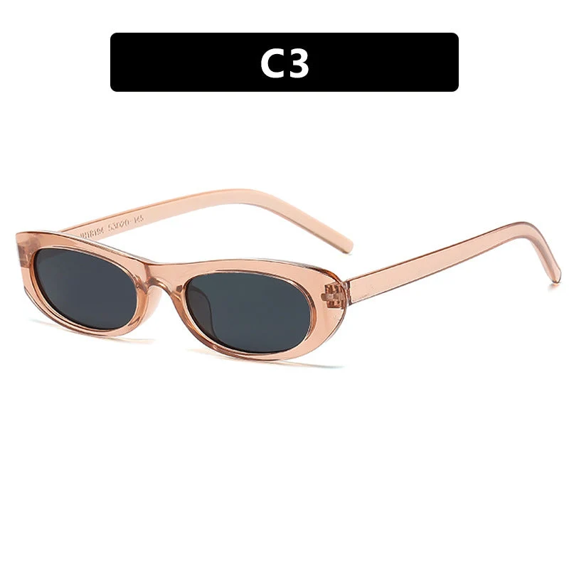Dame moteriktig Cat-Eye solbrille med UV-beskyttelse og moderne design Luvikno