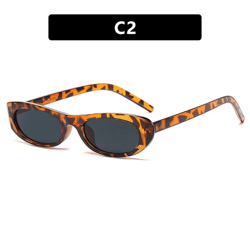 Dame moteriktig Cat-Eye solbrille med UV-beskyttelse og moderne design Luvikno