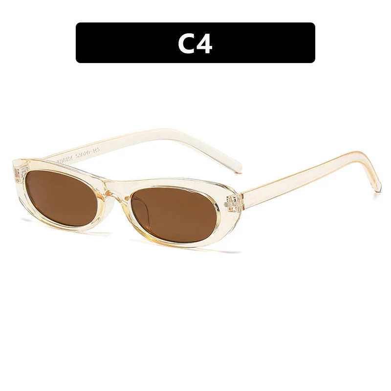 Dame moteriktig Cat-Eye solbrille med UV-beskyttelse og moderne design Luvikno