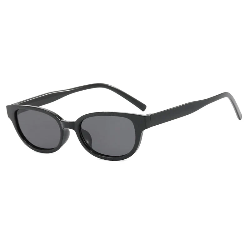 Dame moteriske Cat-Eye solbriller med UV-beskyttelse og lett ramme Luvikno