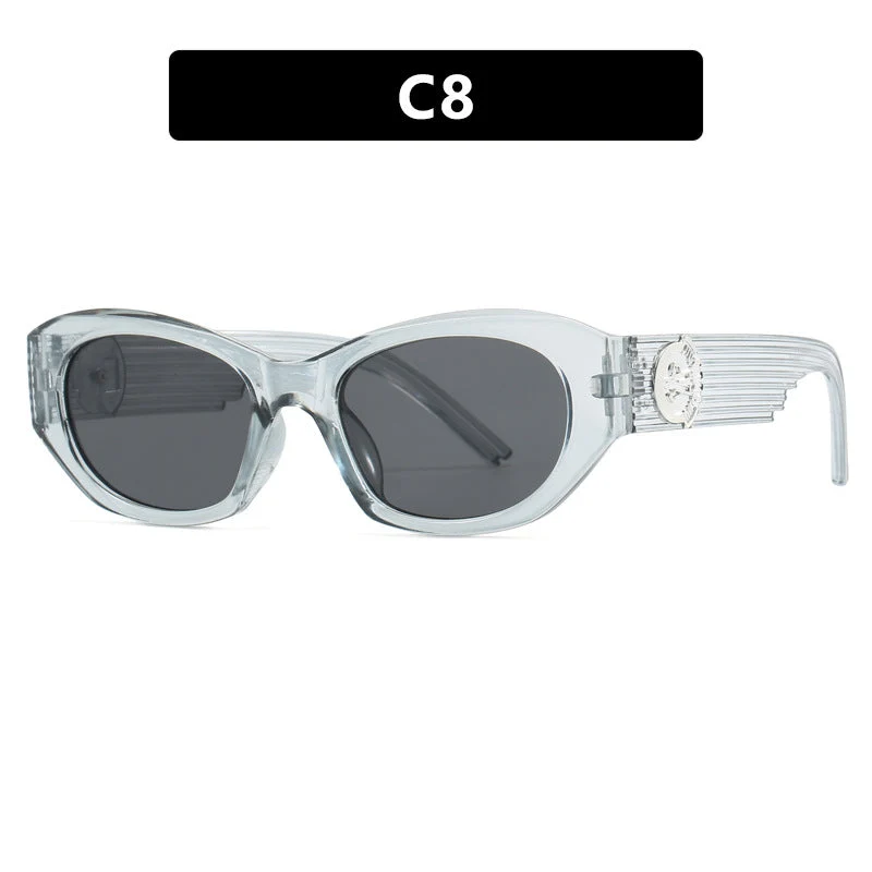 Dame moter Cat-Eye solbrille med markant design og luksuriøse detaljer Luvikno