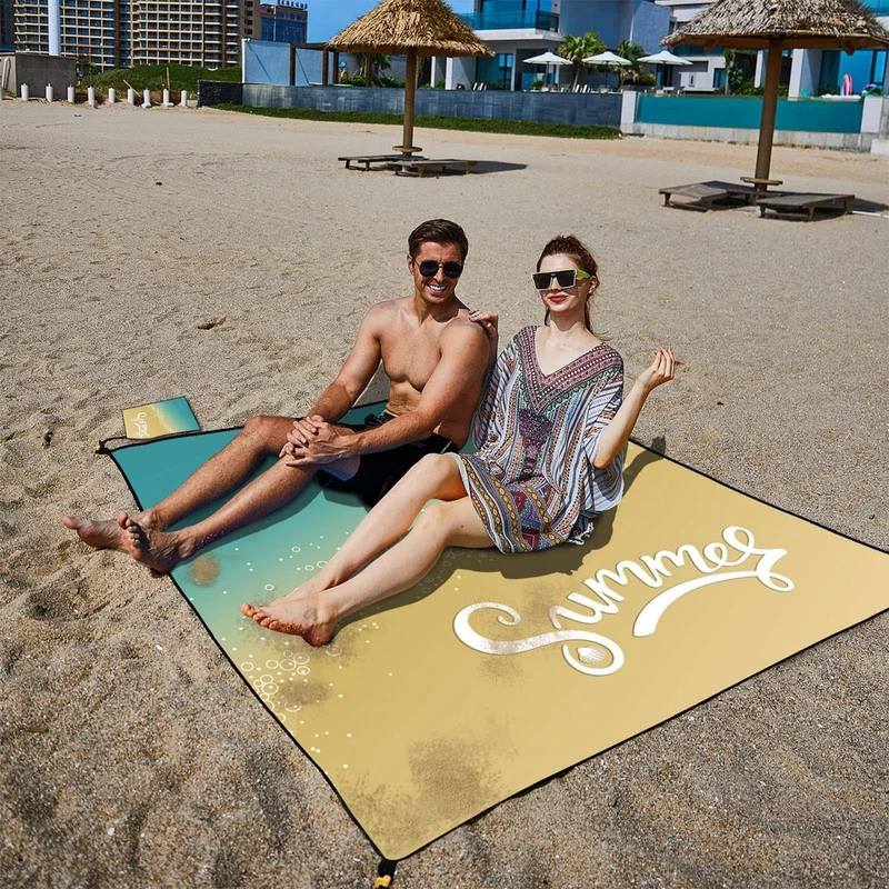 Dame multifunksjonelt strandteppe Luvikno