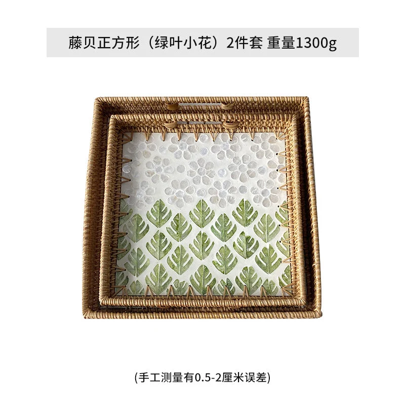 Dame dekorative Mosaikkserveringsfatsett Luvikno