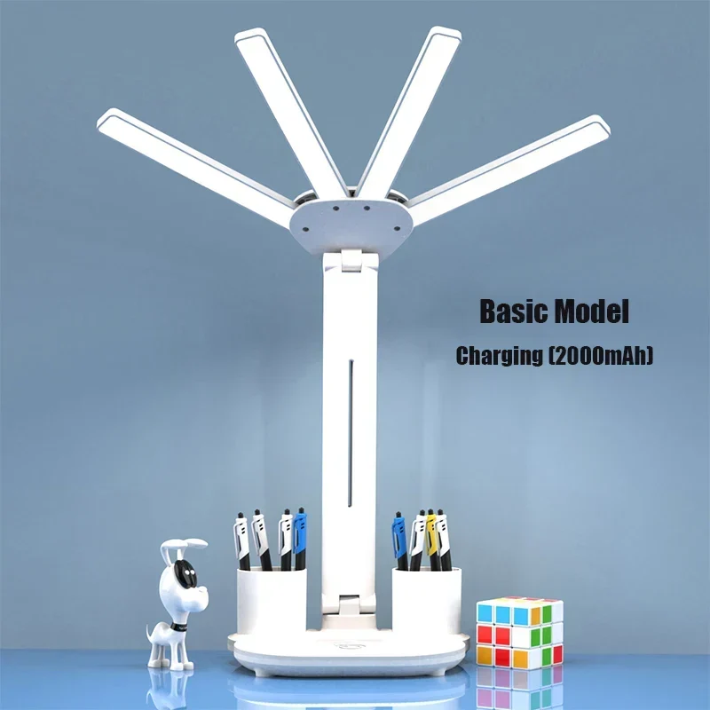 Multifunksjonell 3 i 1 Skrivebord LED Lampe | Luvikno