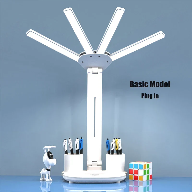 Multifunksjonell 3 i 1 Skrivebord LED Lampe | Luvikno