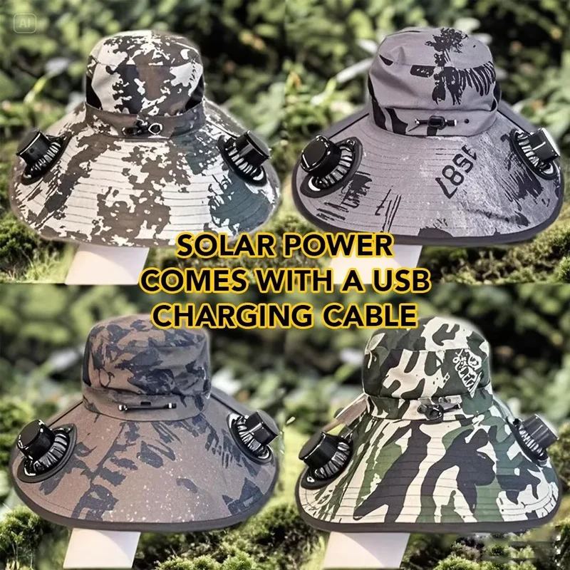 Solar Fan Bucket Hat | Luvikno