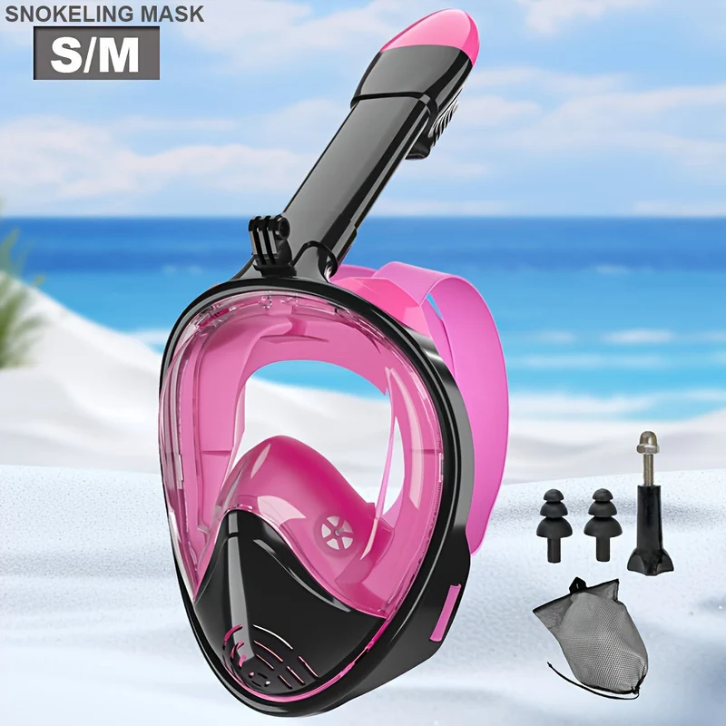 Full-face snorkelmaske med 180° synlighet | Luvikno