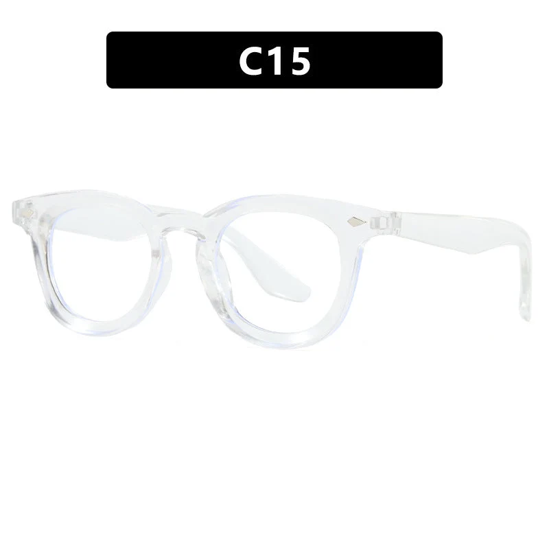 Damen modische Cat-Eye solbrille med transparent ramme Luvikno