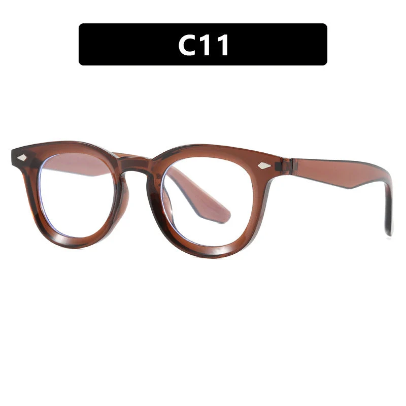Damen modische Cat-Eye solbrille med transparent ramme Luvikno